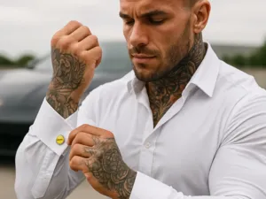 GMC Einzigartige Herren Manschettenknöpfe Luxus Designer